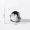Miniaturas de pinguins para criar micro-paisagens encantadoras, decorações com tema de neve, enfeites DIY, pequenas figuras de mesa e animais em miniatura