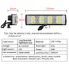Luzes LED Impermeáveis para Carro, Holofotes para Motocicleta, Luzes Brilhantes com Lente de Oito Contas, Luzes de Neblina Dianteiras para Veículos Elétricos, Faróis Modificados