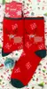 Calcetines Navideños Amazon Talla 37-43 Calcetines Navideños para Hombre Papá Noel Reno Muñeco de Nieve Calcetines de Media Pantorrilla para Mujer 2026