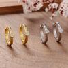 Explosiones transfronterizas Moda Estrella Simple Estilo Japonés y Coreano Aretes Chapados en Oro Diseño Nicho Hebilla para la Oreja Anillo para la Oreja en Forma de Estrella para Mujer