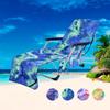 Toalla de Playa de Microfibra Tie-Dye Popular Transfronteriza Cubierta para Silla de Playa Toalla para Silla de Playa Toalla de Baño Más Vendida Capa Única 600g