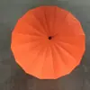 Paraguas Recto Largo Automático a Prueba de Viento Arcoíris de 16 Varillas al por Mayor para Hombre Paraguas de Lluvia Impresión Personalizada LOGO Publicidad