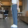 Pantalones Casuales de Seda de Hielo para Hombre, Pantalones Delgados Elásticos Rectos Ajustados de Verano, Nuevo Modelo 2025, Pantalones Frescos y Transpirables para Hombre para el Verano