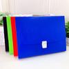 Oficina de Estudiantes organizador inserto transparente color sólido simple A4 multi-capa bolsa para archivos carpeta de almacenamiento bolsa de acordeón portátil