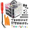 Conjunto Embalado com 925 Peças de 26 Tipos de Grampos Automotivos, Fixadores Universais de Carroceria, Rebites, Conjunto de Parafusos de Para-lama