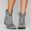 Nuevo estilo de comercio exterior, botines cómodos de tacón bajo para mujer, tallas 40-43, disponibles ahora para la temporada otoño/invierno 2026