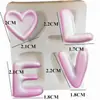 Decoración de pastel para el Día de San Valentín en línea roja hermosa adorable oso vela decoración pareja confesión horneado vestido enchufe