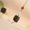 Xiangxile Pingente em Relevo Sem Gravação Corrente de Celular Chaveiro Ornamento de Carro Unissex Presente Cultural