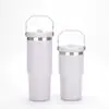 Taza para coche Stanley transfronteriza con asa portátil, termo de acero inoxidable 304, 30 oz, taza con boquilla para coche
