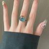 Sanjie Douyin Mismo Anillo de Ballena con Tu Anillo Viento de Océano de Verano Anillo Ballena Combinable Joyería E-commerce Mujer