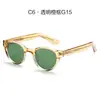 Nuevas Gafas de Sol Estilo Coreano para Mujer, Gama Alta, Montura Redonda Pequeña, Marca de Tendencia Personalizada, Gafas de Sol Polarizadas Cp Pin de Alta Calidad, Retro