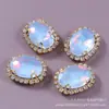 Rhinestones Quadrados de Garra de Gelatina Mocha Oval Acessórios DIY Acessórios para Roupas Acessórios para Cabelo Vestido de Noiva Materiais para Sapato Clog