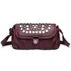 Bolso de Hombro Cruzado de Cuero Suave de Moda Casual para Mujer Gran Capacidad Bolso para Mamá de Mediana Edad Bolso Cuadrado Pequeño Retro