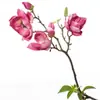 Flores Artificiales Hechas a Mano Eva Magnolia Manualidades Decoración de Escena Accesorios de Boda Decoración de Boda Flores Artificiales para Bodas