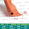 Tira de vedação tipo P de silicone resistente a altas temperaturas, vedação dupla tipo P para gabinete de vapor, tira de vedação de silicone tipo B em forma de 9 para equipamentos de alimentos