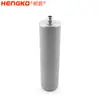 Filtro Metálico 316L Polvo Sinterizado Titanio Barra Elemento Filtrante Médico Descarbonización Filtración Red de Gas Filtro de Precisión