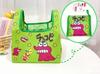 Bolsa de almoço dobrável de desenho animado fofa coolomi cachorro de orelhas grandes bolsa de mão portátil tamanho pequeno sacola de compras sacola de proteção ambiental