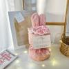 11 Orejas de Conejo Viento Fragante Ramo de Flores Eternas Lindo Peluche Rosa Sosteniendo Flor Regalo Tanabata Regalo Día del Maestro