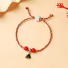 Pulseira Vermelha do Festival do Barco-Dragão Novo Estilo, Pulseira Colorida Trançada do Ano do Cavalo, Pulseira Vermelha Tecida à Mão que Não Desbota, Atacado em Estoque