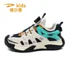 Sapatos DEL Hui para Meninos 2026 Nova Primavera Outono Malha Respirável Couro Exterior Crianças Grandes Infantis Casuais Esportivos Corrida
