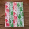 Papel de Seda de Natal Transfronteiriço Ins Papel de Seda para Presente de Natal Papel de Embrulho para Caixa de Presente Papel Fino Papel Colorido para Cópia