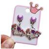 Aretes de Estrella Hueca para Niños sin Agujeros en las Orejas Clip para la Oreja Aretes de Princesa Lindos para Mujer Aretes Colgantes para Bebé a Prueba de Dolor