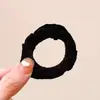 Bandas elásticas para el pelo de encaje versátiles coreanas, coleteros lindos y coloridos, accesorios para el pelo de mujer de color crema para primavera-verano, accesorios básicos para el pelo para atar el pelo