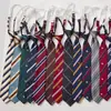 Camisa Básica Rayas Estilo Japonés JK/DK Sin Corbata Estilo Preppy Estudiante Cianosis Gris Azul Accesorios para Hombres y Mujeres Niños