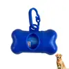 Dispensador de saco de lixo para animais de estimação com impressão de fábrica saco de banheiro para cães suprimentos de limpeza para animais de estimação Pegador de fezes para animais de estimação Osso
