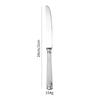 Venta Directa de Fábrica 304 acero inoxidable grueso juego de cubiertos cuchillo, tenedor y cuchara transfronterizo columna romana cubertería occidental cuchillo y tenedor para carne