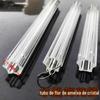 Tubo de ameixa de cristal tubo roscado tubo de cristal pingente de iluminação sala de estar corredor polido Hotel KTV decoração atacado