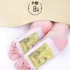 Adesivo de Pé Dourado Folha de Ouro da Fábrica Amazon Adesivo de Pé Tailandês Adesivo de Pé Folha de Artemísia Coreano Inglês Adesivo de Pé Dourado kinoki