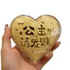 Caja de Regalo para Pastel con Forma de Corazón Dorado Waterway Tienda Dorada 520 Regalo de San Valentín para Novia Esposa Regalo de Boda Transmisión en Vivo Venta al por Mayor