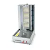 Máquina de Kebab Turca de Gas Comercial Parrilla Barbacoa de Oriente Medio Parrilla de Kebab Giratoria Totalmente Automática de 3-6 Cabezales