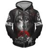 Primavera e Outono impressão 3D Tiger série hoodie moda homens / mulheres zíper cardigan personalidade casal suéter