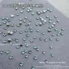 Accesorios para Uñas Navideños de Estrella de Cinco Puntas con Circonita 3mm Mini Fondo Plano Blanco Transparente Estrellas Pequeñas de Colores Decoraciones de Pedrería para Uñas DIY