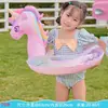 Flotador para Adultos, Para Tomar Fotos de Celebridades de Internet, Flamenco para Niños, Caballo de Princesa, Antivuelco, Equipo de Natación para Principiantes