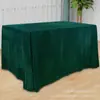 Mantel para Mesa de Conferencias, Tela de Terciopelo Dorado, Mantel Rectangular para Eventos, Tela de Terciopelo Rojo, Mantel para Mesa de Exhibición de Oficina, Mantel Rojo para Bodas