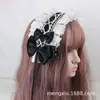 Diadema lolita Multicolor Original Hecha a Mano Hermoso Encaje Suave Accesorios para el Cabello de Niña Gato y Carta de Amor lolita