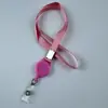 Venda Direta de Fábrica Cordão para Crachás de Identificação, Crachás de Trabalho, Cordão Retrátil com Fecho de Puxar Fácil, Logo Personalizável, Porta-Crachá, Crachá de Trabalho