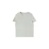 Roupa Plus Size Feminina com Design Estiloso, Camiseta Básica Minimalista Emagrecedora e Versátil para Mulheres, Gola Redonda Elegante, Leve, Caimento Regular nos Ombros, Manga Curta Slim Fit