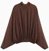 Ropa de Mujer Europea y Americana Aliexpress Ins Popular Moda Casual Camisa de Lunares con Lazo + Falda Larga de Lunares