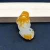 Colgante Ruyi Pixiu de Calcedonia Grande Adorno de Jade Pixiu de Ágata Adorno Colgante Suministro para Transmisión en Vivo Evento de Apertura Venta Regalo