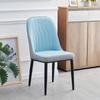 T9J5 Venta al por mayor Taburete Simple Moderno Lujo Ligero con Respaldo Mesa de Comedor para el Hogar Silla de Comedor Silla de Ocio Negociación Silla de Hotel Cómoda