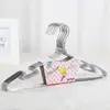 Fábrica Direta de Cabides Galvanizados a Fio Cabide de Ferro Espessado Anti-ferrugem Antiderrapante Cabide Doméstico Simples com Ranhura Antiderrapante para Roupas