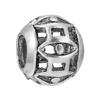 Panjia Nueva Venta Caliente Retro Plata Amor Dados Cuentas DIY Accesorios Pulsera Pulsera