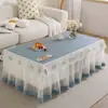 Funda de Tela Impermeable a Prueba de Aceite Antideslizante Mantel para Mesa de Café Cubierta para Mesa de TV Tela para Mesa de Café Estilo Europeo Sin Lavado