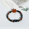 Pulsera de Cerámica Jingdezhen Nueva Pulsera de Cerámica China Joyería Estudiante Estilo Tíbet Cuerda Trenzada a Mano Puesto Regalo para Estudiante