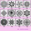 Plantilla de pintura de mandala hecha a medida, regla hueca decorativa para bricolaje, tablero de copia para pintar con spray en paredes de piedra y suelos, fabricantes