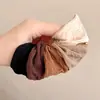 Elástico de Cabelo Elegante com Máscara Vazada para Mulheres, Estilo Coreano Alta Elasticidade Borracha Durável Corda para Rabo de Cavalo Baixo Coque Acessório de Cabelo